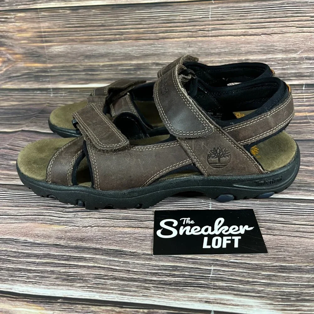 Timberland Breakwater‎ Men's Brown Leather Strap Sandals
